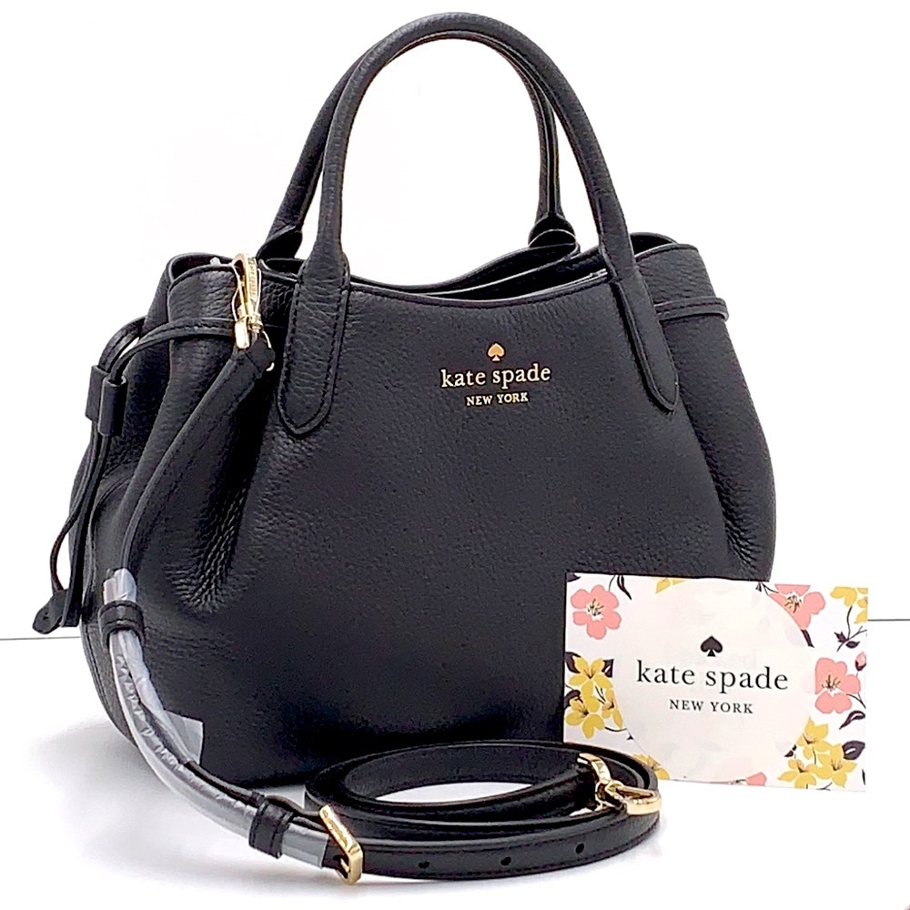 Kate Spade Dumpling Small Satchel Bag in Black color - Picture 2 of 16